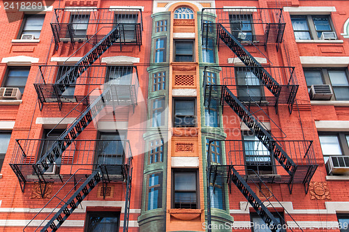 Image of The detail of New York old buildings