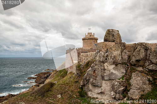 Image of Fort La Latte - fortress on the coast in Brittany