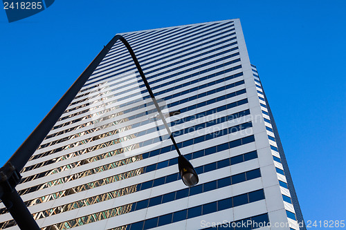 Image of Looking up - skyscraper in Chicago