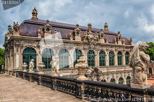 Image of The famous palace in Zwinger in Dresden