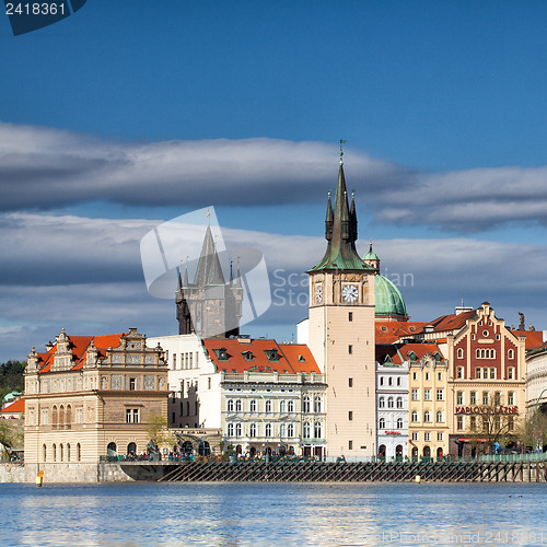 Image of Famous place near the Vltava river