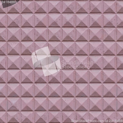 Image of Seamless Texture of Purple Concrete Slab.