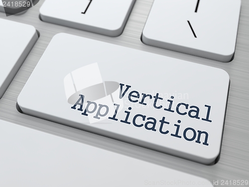 Image of Vertical Application. Technological Concept.