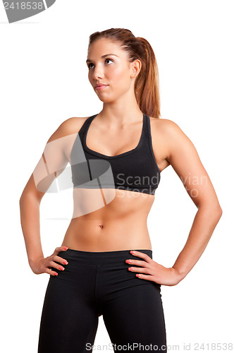 Image of Sporty Woman Standing