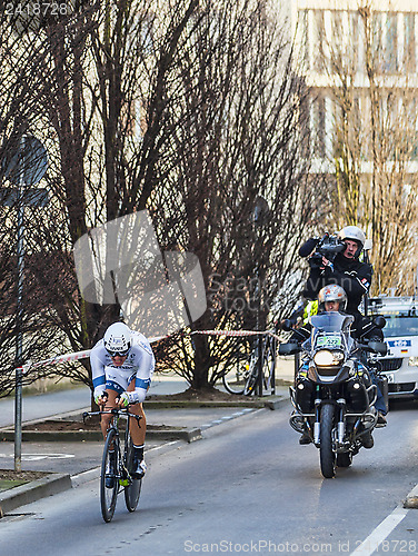 Image of The Cyclist Marcel Kittel- Paris Nice 2013 Prologue in Houilles