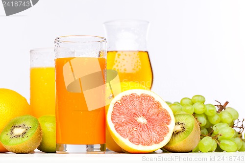 Image of Fresh citrus juices