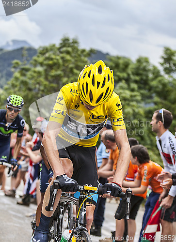 Image of Yellow Jersey on Alpe D'Huez