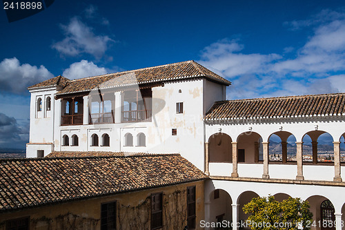 Image of Pavillon of Generalife in Alhambra complex