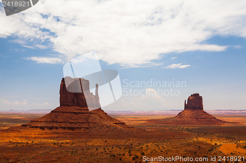 Image of Famous Monument Valley in USA