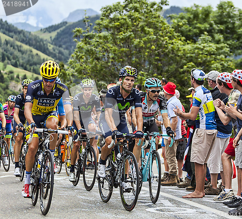 Image of The Peloton on Alpe D'Huez