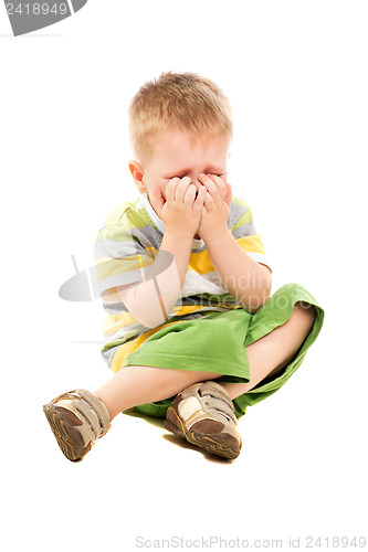 Image of Little blond boy