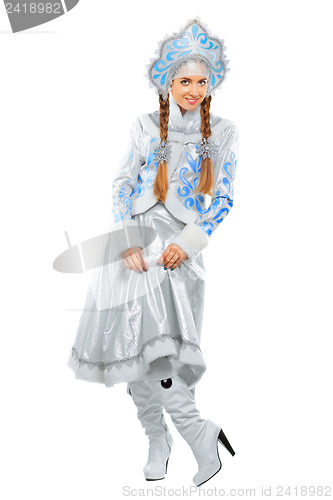 Image of Playful snow maiden