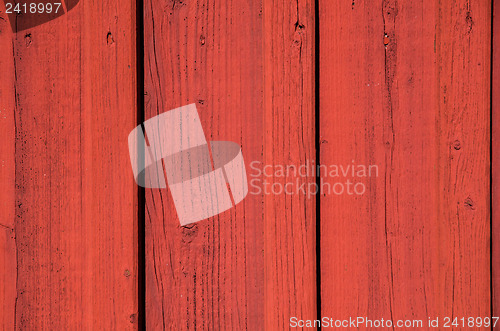 Image of Red wooden background