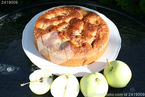 Image of Apple cake with Swedish apples