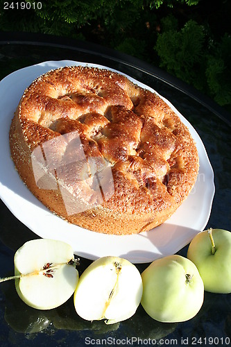 Image of Apple cake with Swedish apples