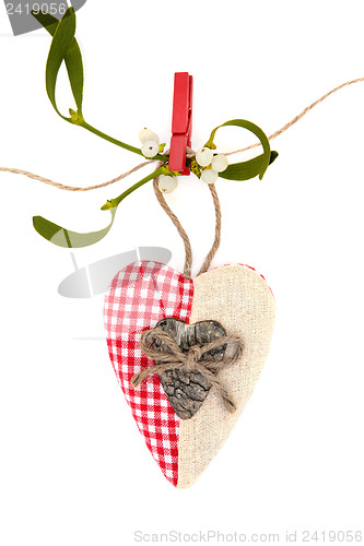 Image of Heart Shaped Christmas Decoration