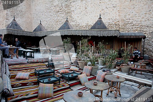 Image of Hammamet. Tunisia. Medina and "Sidi Bou Said" cafe