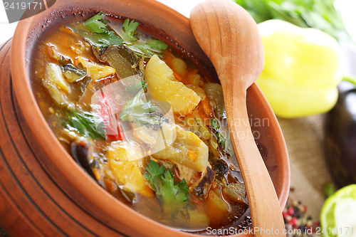 Image of Ragout of vegetables and meat.