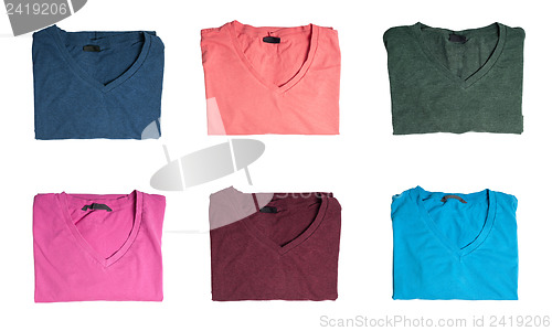 Image of Multicolored t-shirts