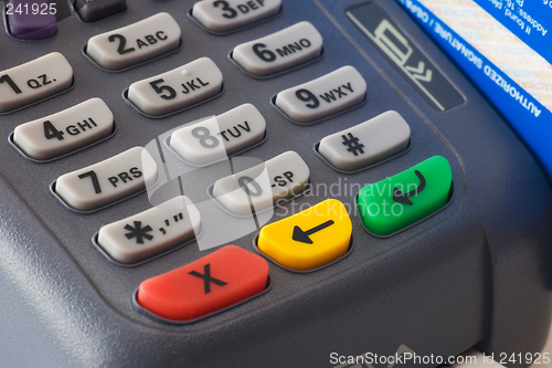 Image of Credit card terminal