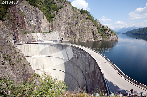 Image of road over a big dam