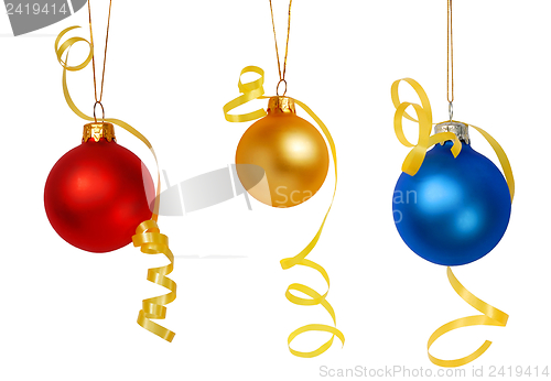 Image of Christmas tree baubles