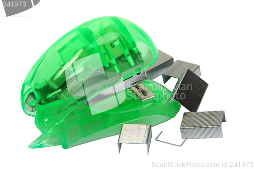 Image of Green Stapler