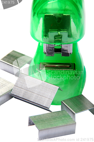 Image of Green Stapler