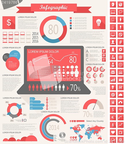 Image of IT Industry Infographic Elements