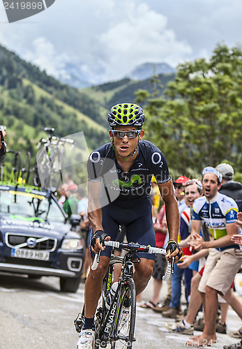 Image of Andrey Amador Climbing Alpe D'Dhuez