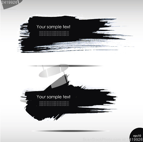 Image of Vector illustration of Splash banners set