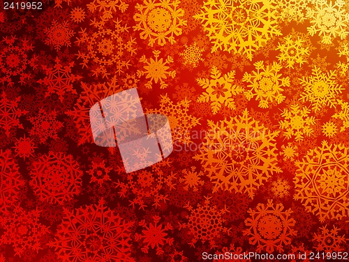 Image of Red orange christmas texture pattern. EPS 8