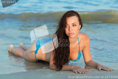 Image of Sexy young brunette