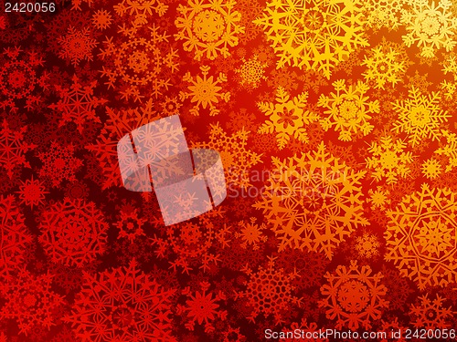 Image of Red orange christmas texture pattern. EPS 8