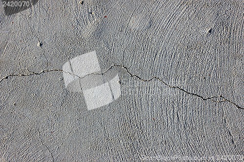 Image of cement wall with crack