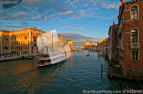 Image of Venice Italy grand canal view