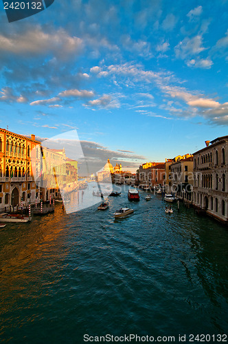 Image of Venice Italy grand canal view