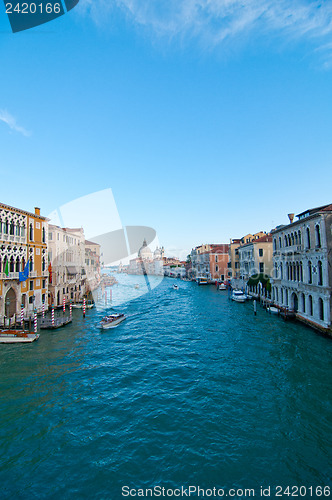 Image of Venice Italy grand canal view