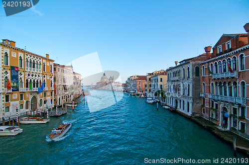 Image of Venice Italy grand canal view