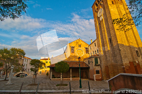 Image of Venice Italy San Nicolo dei mendicoli church