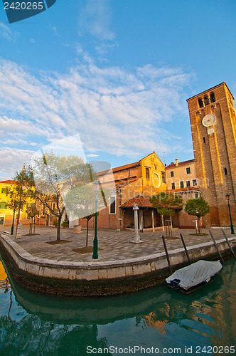 Image of Venice Italy San Nicolo dei mendicoli church