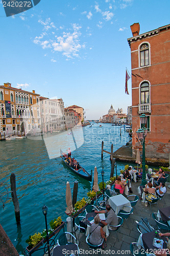 Image of Venice Italy grand canal view