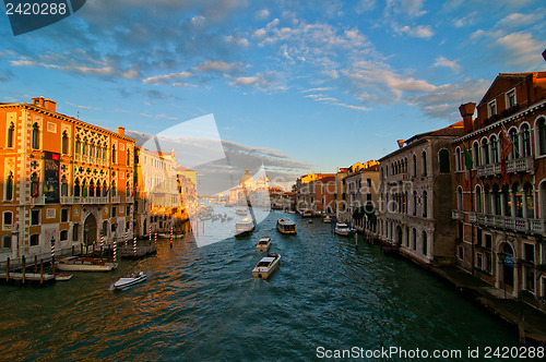 Image of Venice Italy grand canal view