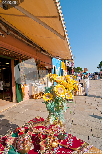 Image of Venice Italy burano souvenir shop