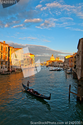 Image of Venice Italy grand canal view