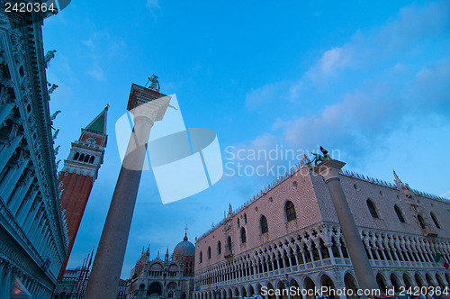 Image of Venice Italy Saint Marco square view