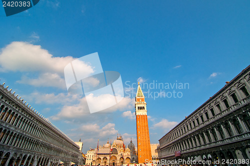 Image of Venice Italy Saint Marco square view