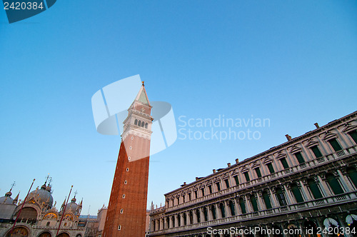 Image of Venice Italy Saint Marco square view