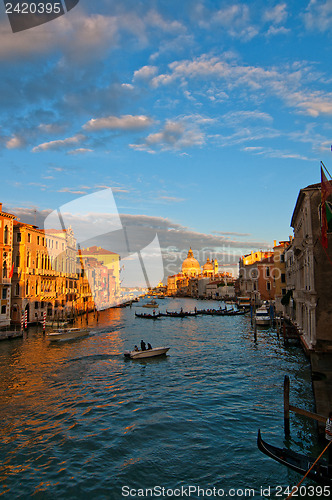 Image of Venice Italy grand canal view