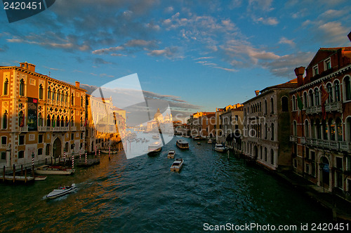 Image of Venice Italy grand canal view